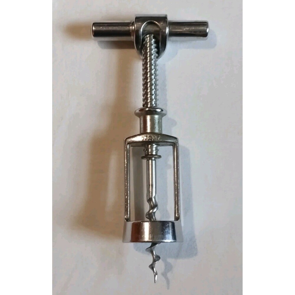 Vintage IRVINWARE ITALY T-Frame Corkscrew Wine Bottle Cork Puller -C63